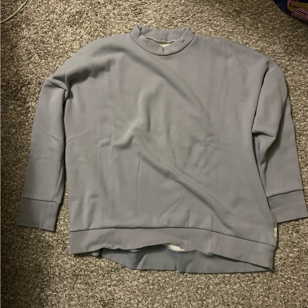 UpWest gray mock neck sweater